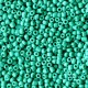 Glas rocailles kralen 11/0 (2mm) Bright jade green